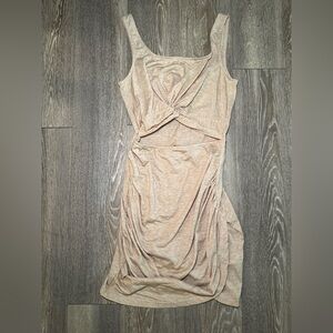 Nude Cut-Out Dress
